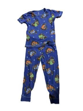 Just One You Boys Pajama Set Size 3T Blue Green